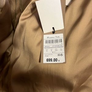 100% suede trench coat